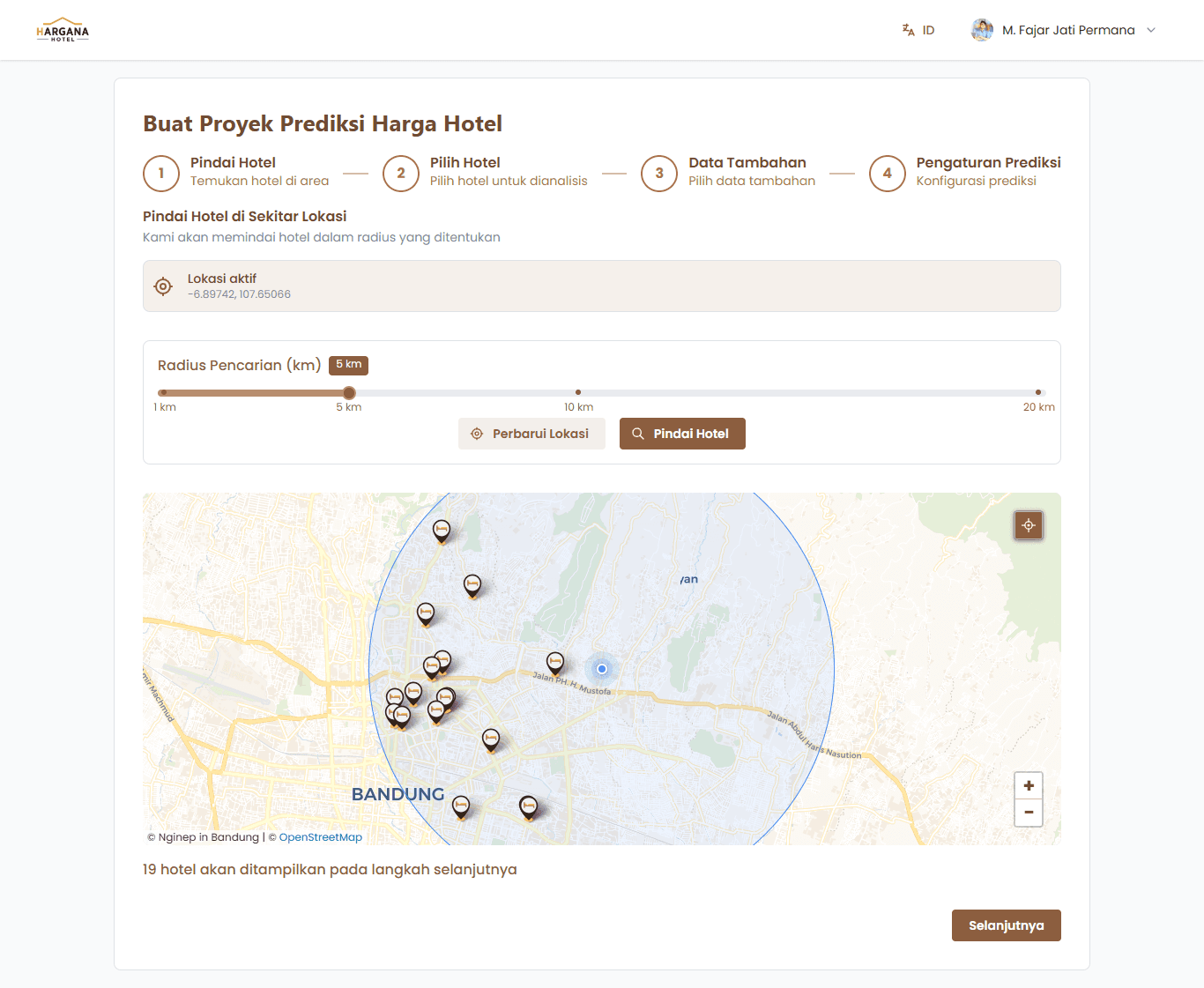 Screenshot Hargana Hotel - Intelligent Hotel Price Analytics Website #5